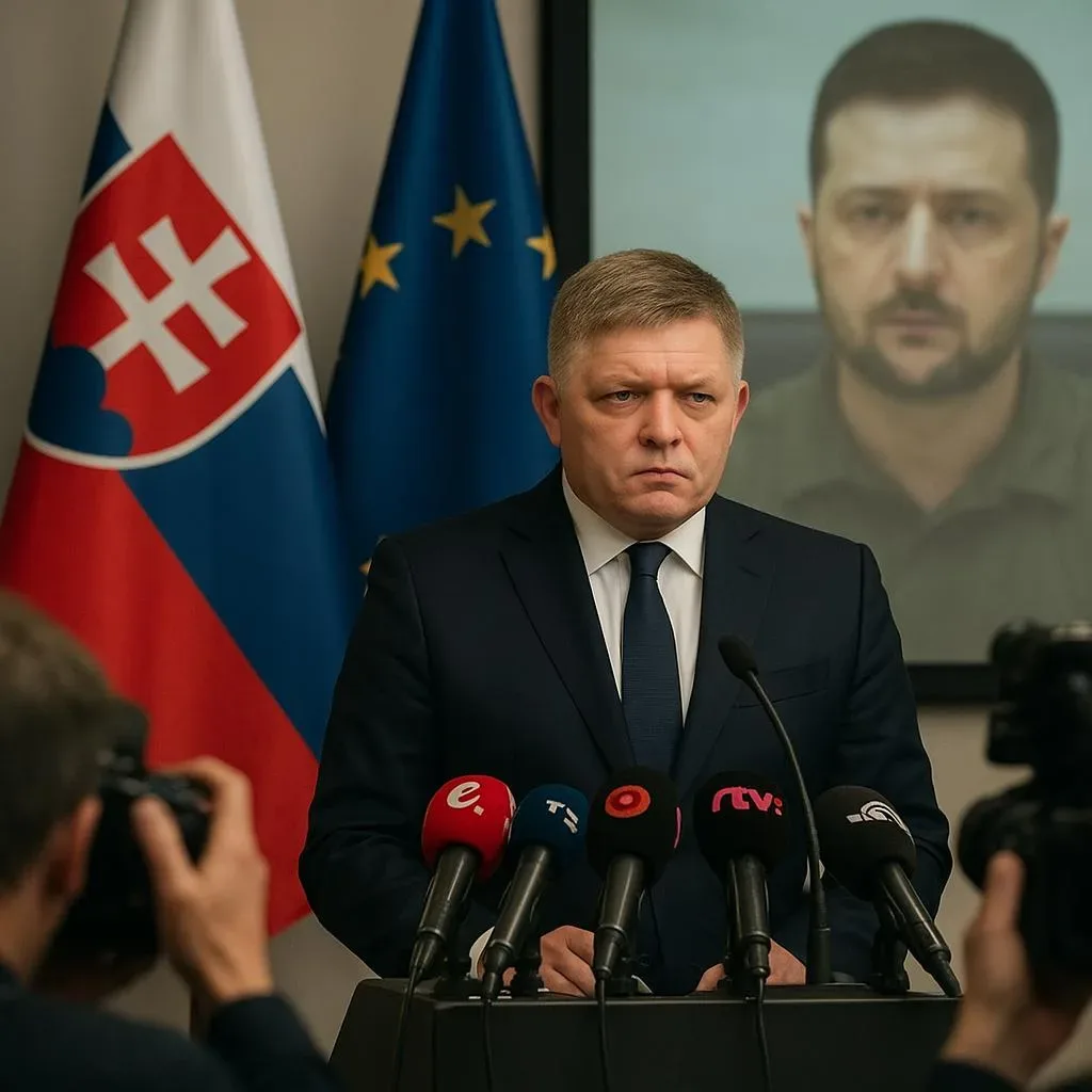 💬«Дыма без огня не бывает»: Фицо усомнился в Зеленском  Премьер-министр Словакии Роберт Фицо заявил,