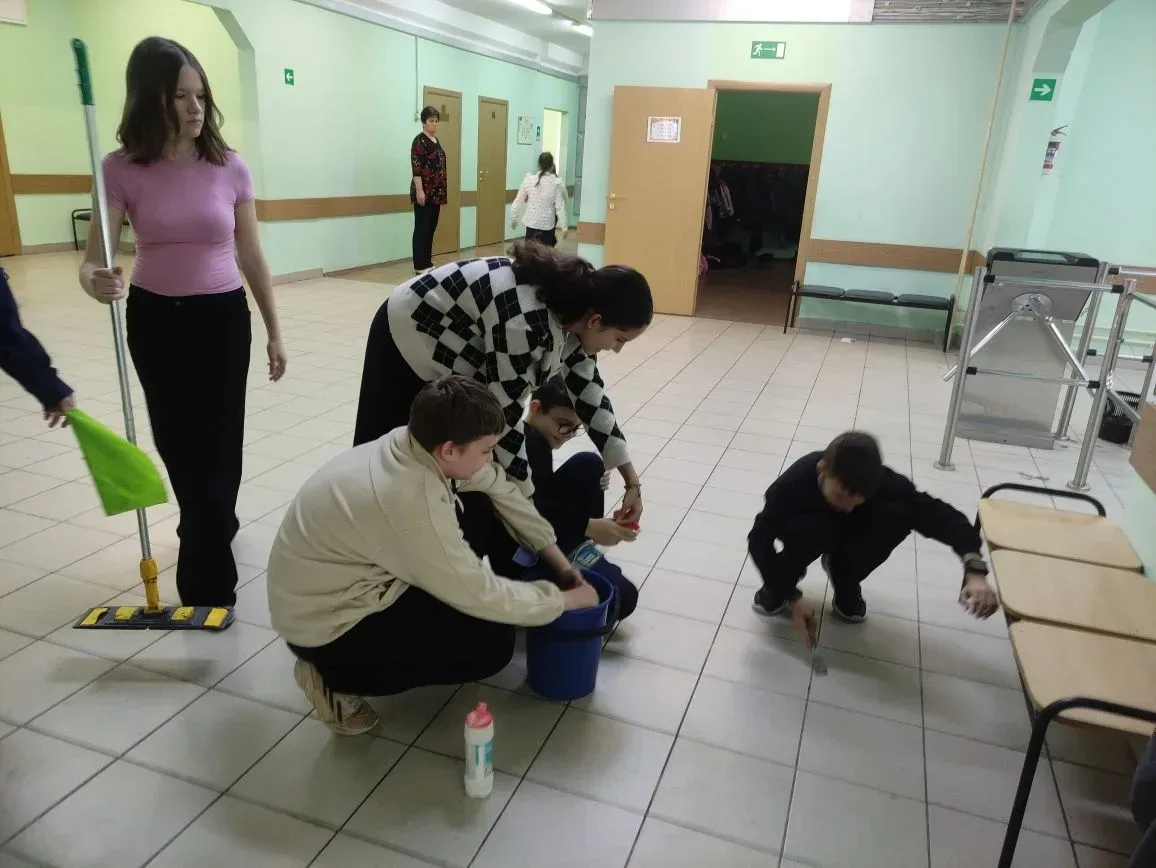 🌟 Не словом, а делом.  Накануне 1 мая наши активисты «Движения Первых» и волонтеры приняли участие в