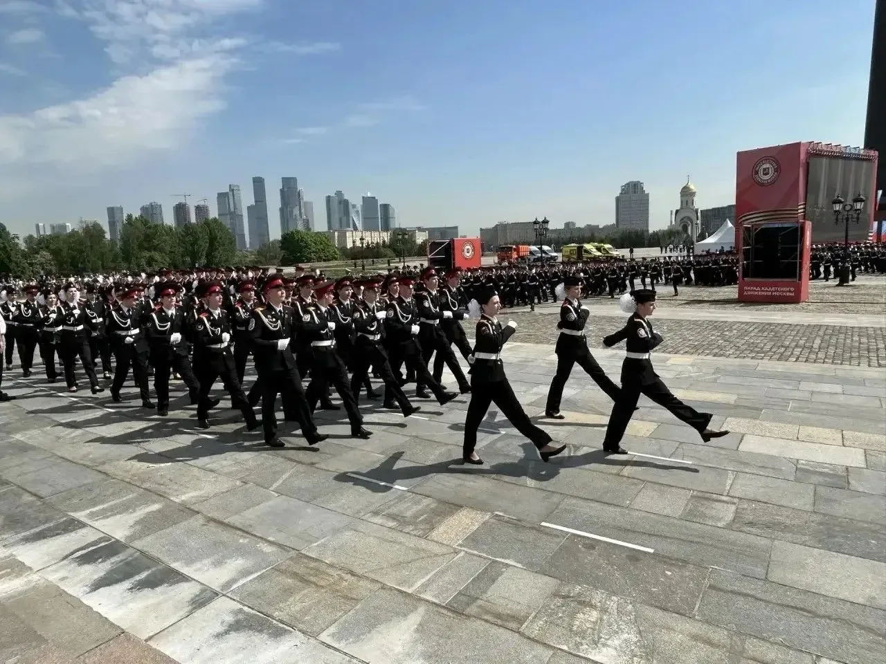 🇷🇺 8 "К" на параде кадетского движения «Не прервется связь поколений»  Сегодня, 20 мая, наши кадеты 