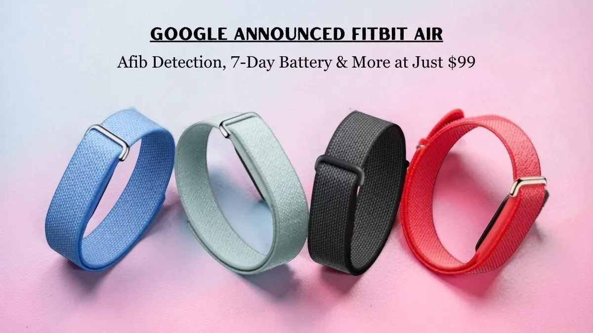 Fitbit Air без дисплея   Google представила устройство без экрана, которое отслеживает пульс, уровен