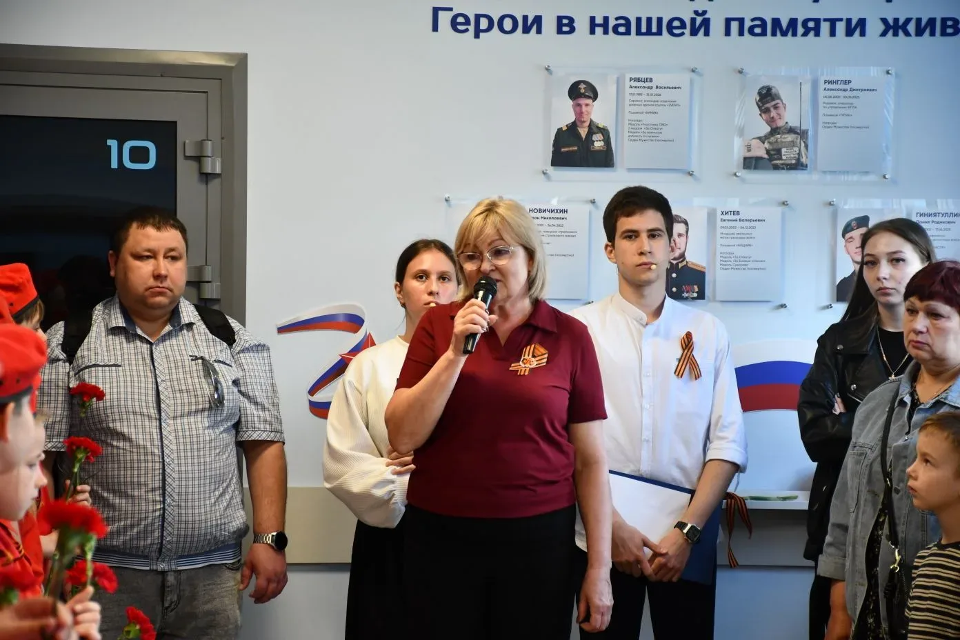 Сегодня в нашем лицее состоялось значимое событие: открытие стены памяти и мемориала в школьном музе