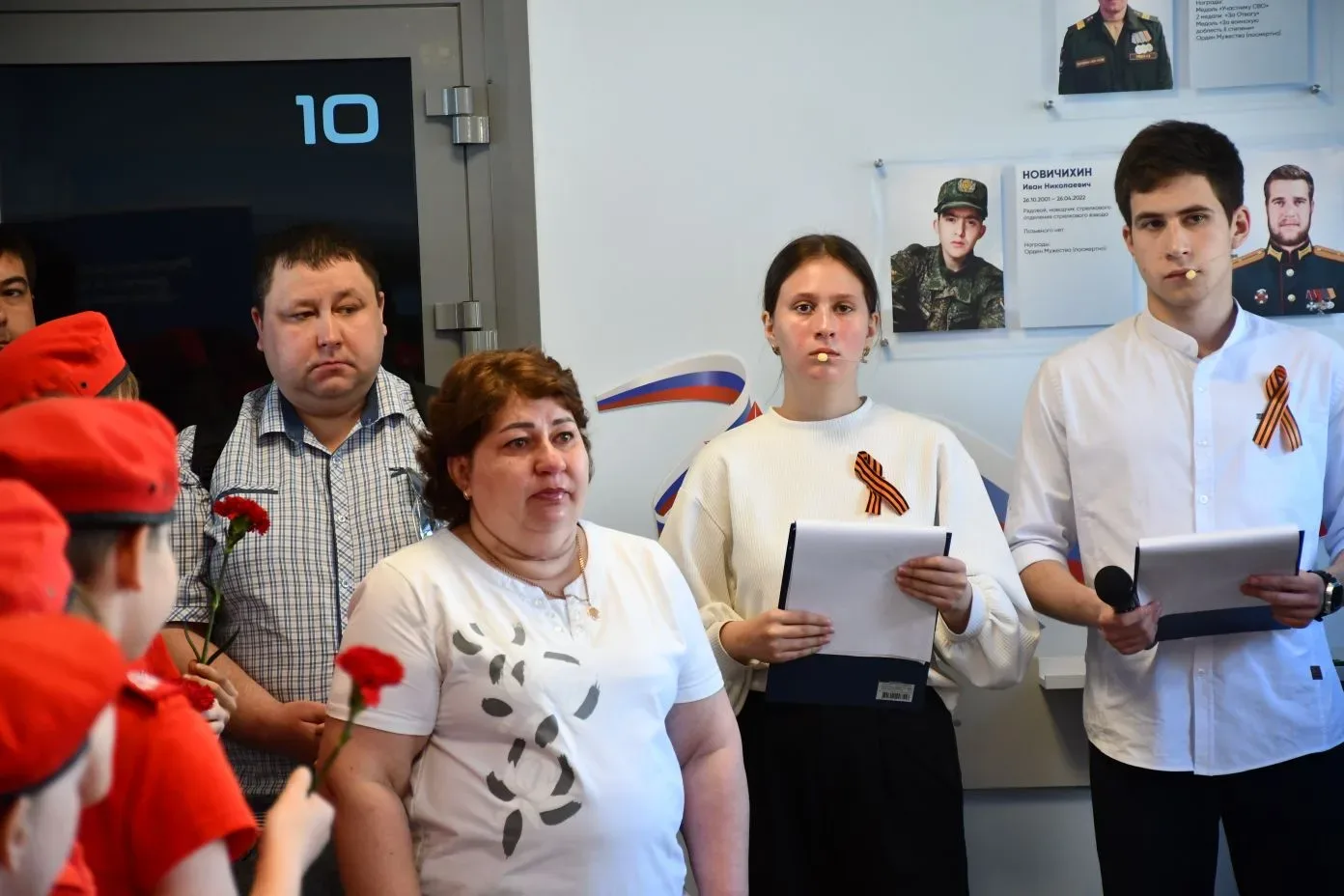 Сегодня в нашем лицее состоялось значимое событие: открытие стены памяти и мемориала в школьном музе
