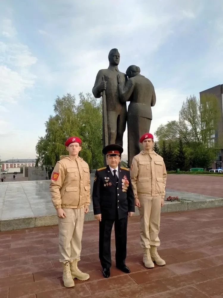 🎉 В честь Дня Победы школа №114 присоединилась к праздничным мероприятиям.  9 мая Барнаул стал центр