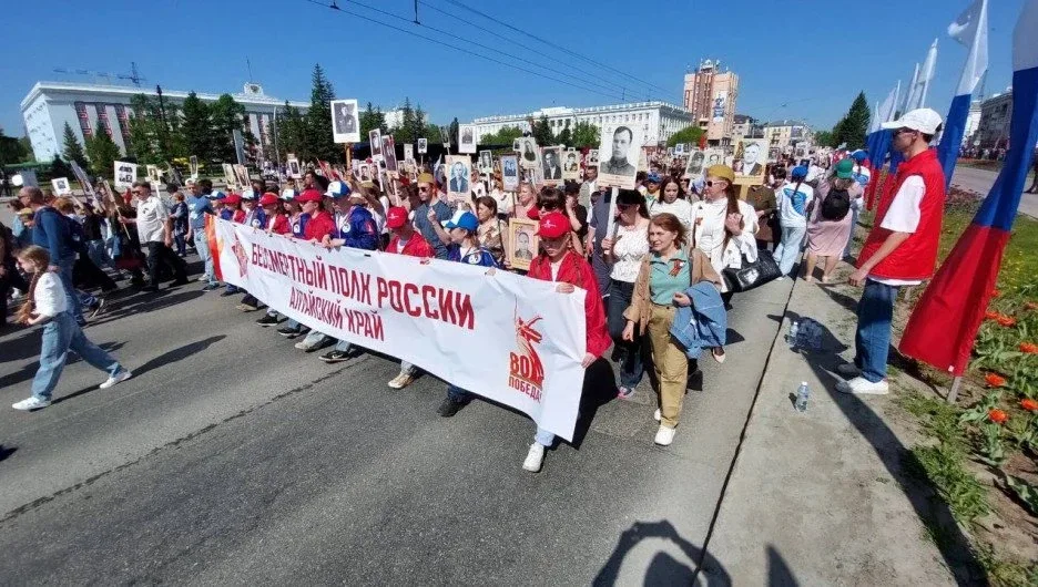 В Барнауле 9 мая устроят несколько форматов акции «Бессмертный полк» 👥  💬 Колонна начнет движение в 