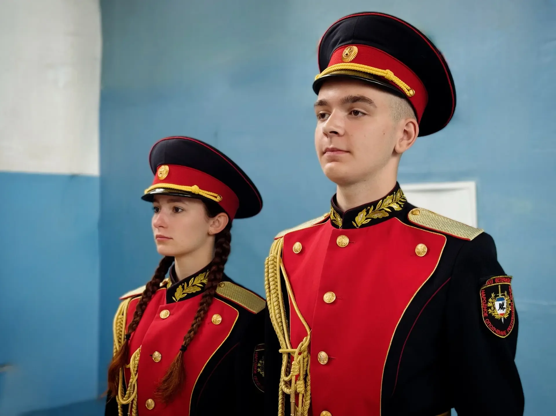 СМОТР-КОНКУРС СТРОЯ И ПЕСНИ🇷🇺  🌟Спортивный зал нашей гимназии вновь наполнился патриотическими песня