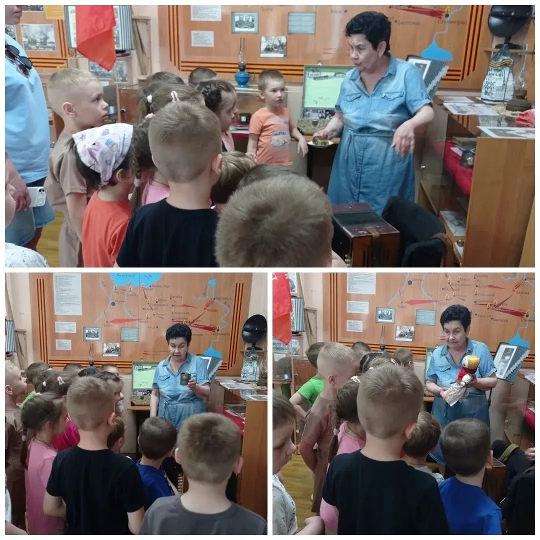 #ЦррДС61 🎖 Разговоры о важном в группе «Берёзка» К Международному дню музеев воспитанники группы № 6