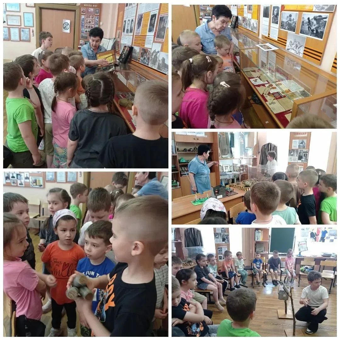 #ЦррДС61 🎖 Разговоры о важном в группе «Берёзка» К Международному дню музеев воспитанники группы № 6
