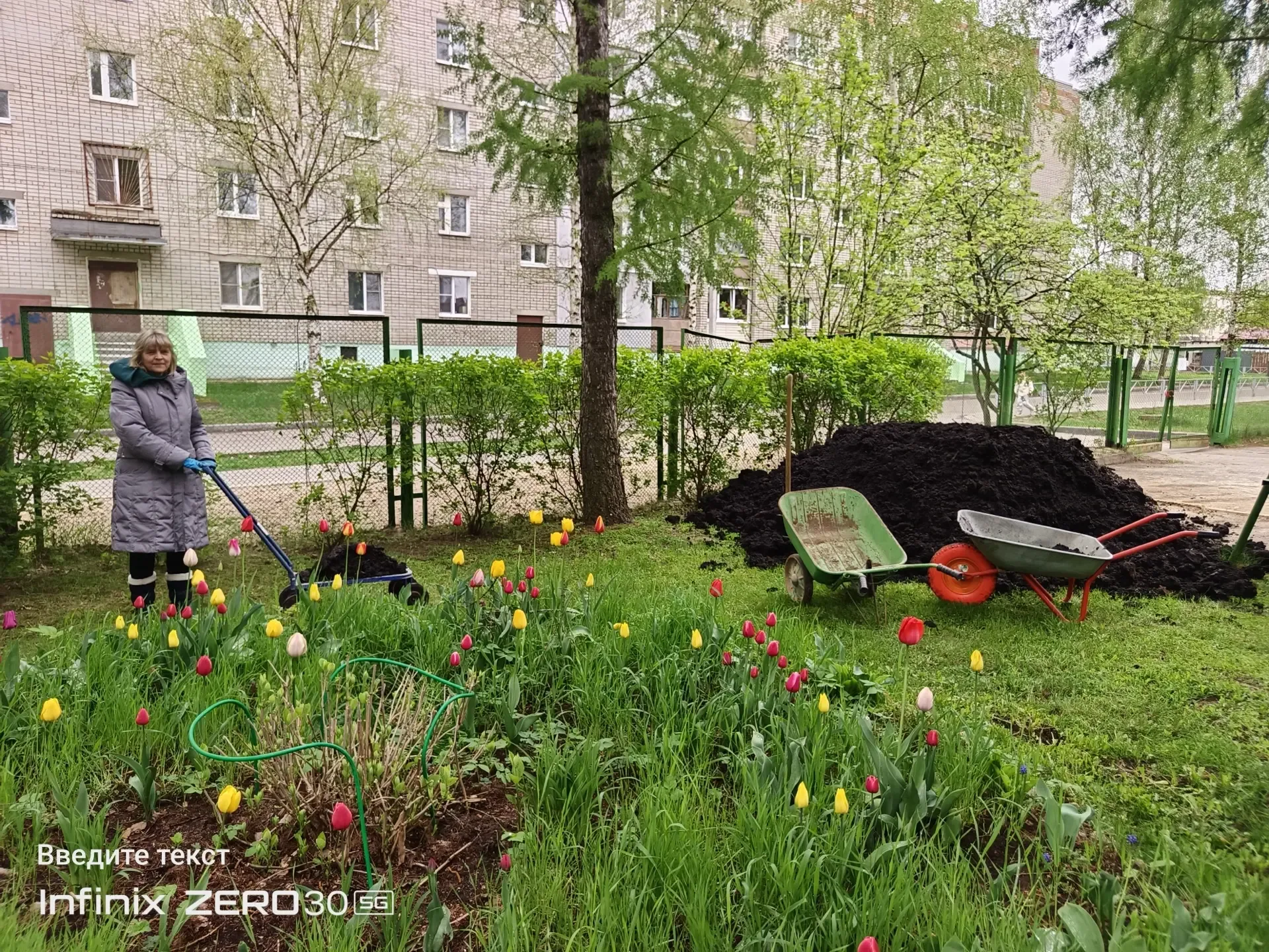 🌱Общий субботник в «Родничке»: красота своими руками и помощь партнёра🌷  Коллектив детского сада «Ро