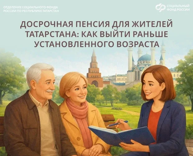 Досрочная пенсия для жителей Татарстана: как выйти раньше установленного возраста   👵🏼 Досрочный вых
