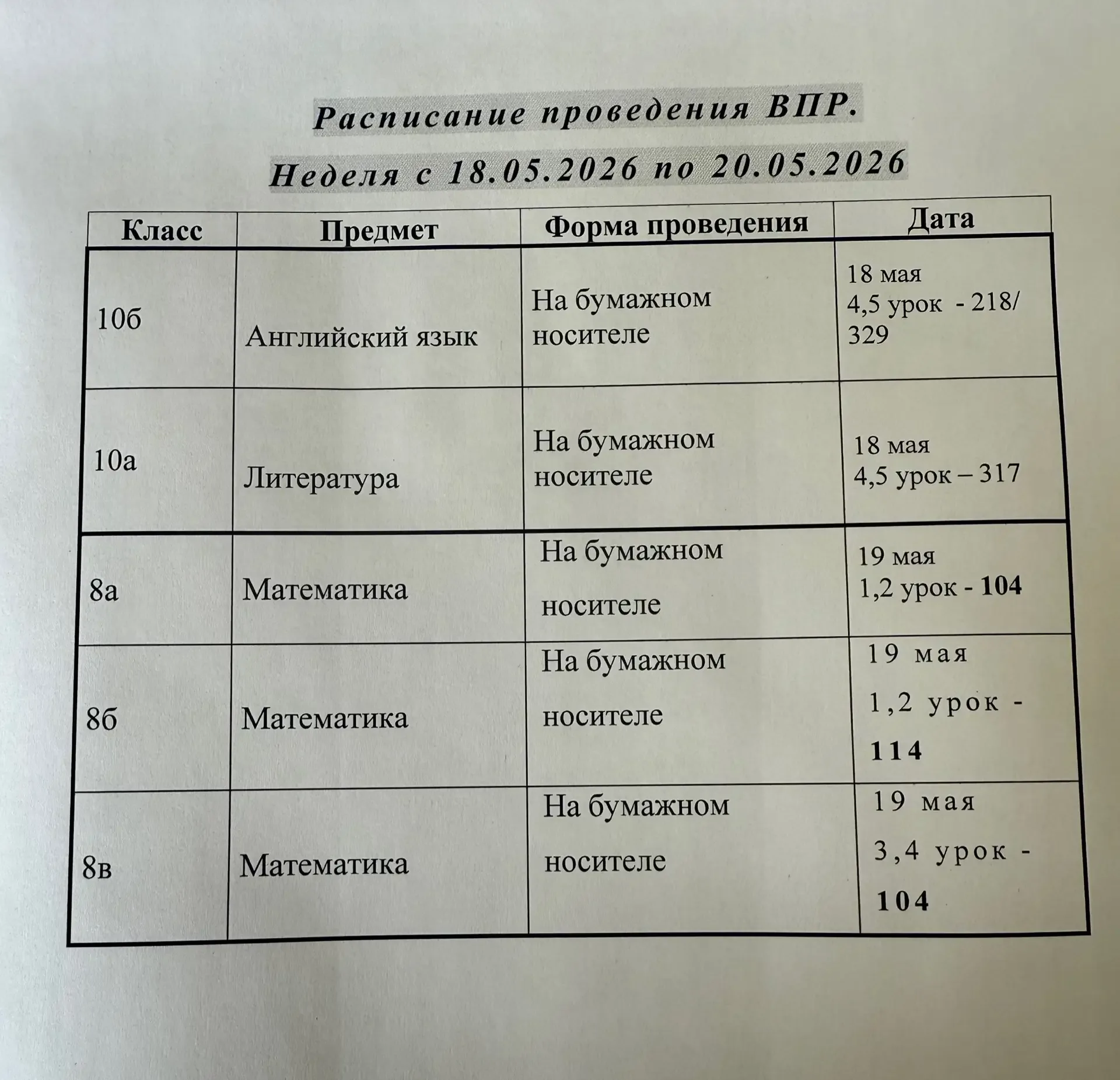 ⏱️ ВПР: финишная прямая!  Осталось: ✅ 2 дня ✅ 3 предмета  Не сдаёмся — мы почти у цели!  🗓️ Расписан
