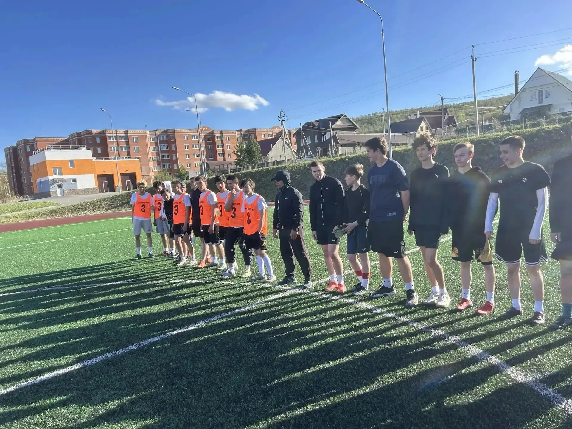 9 мая в День Победы состоялся футбольный матч ⚽ между командами городских школ. Матч прошёл успешно 