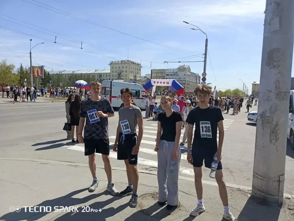 Команда нашей школы, под руководством учителя физической культуры Американцева Станислава Сергеевича