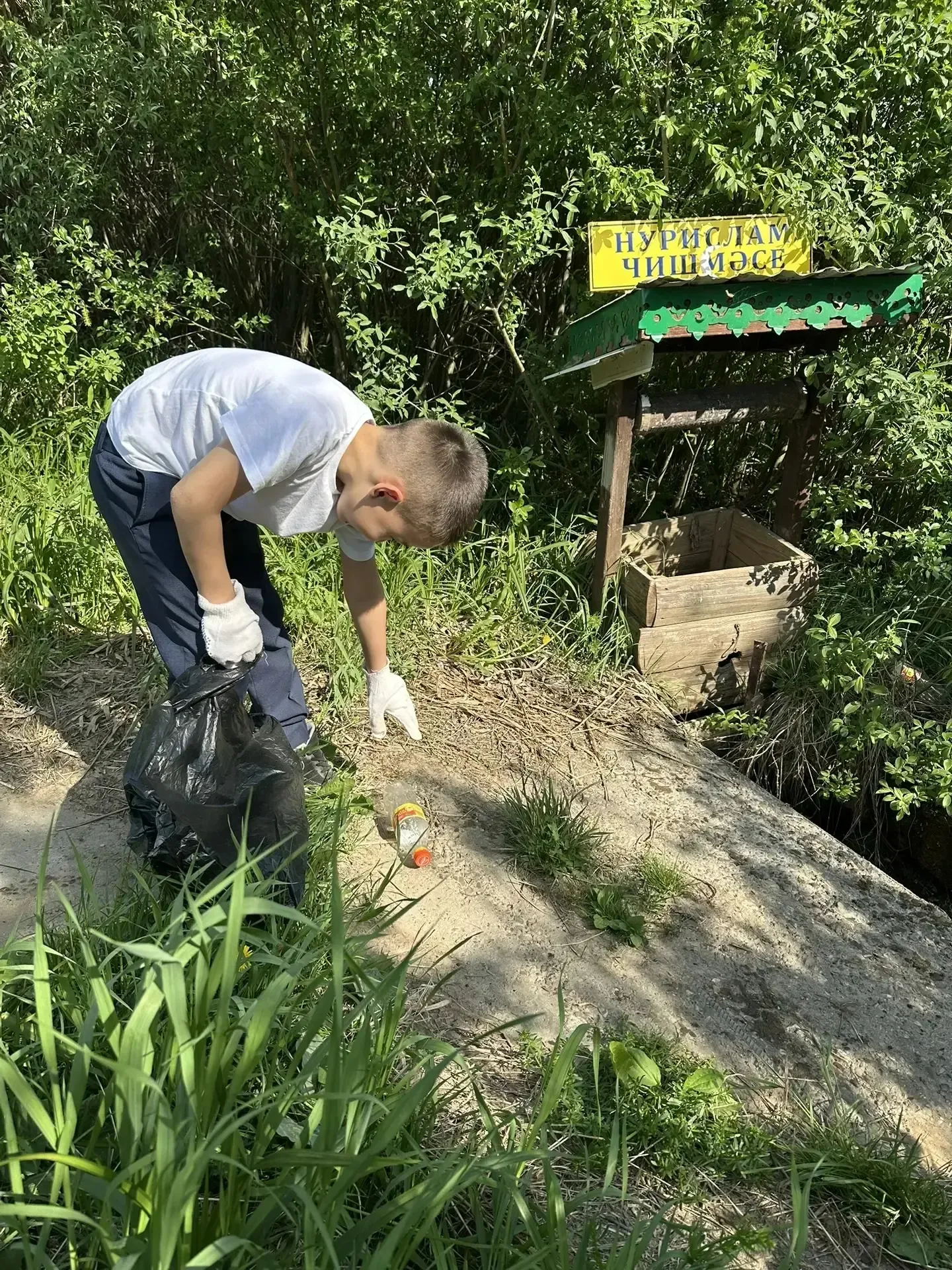 В рамках тематической недели «Чистая вода» республиканского конкурса #Эковесна2026 проводится очистк