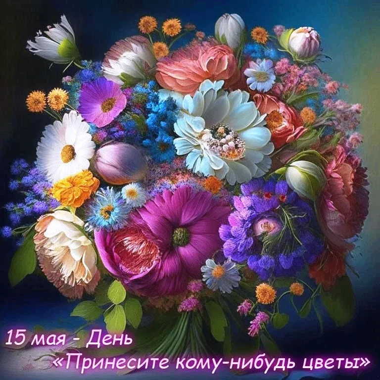 Расписание на 15.05.2026 г. 🌸 В этот день отмечают сразу два весёлых праздника: День дарения цветов 