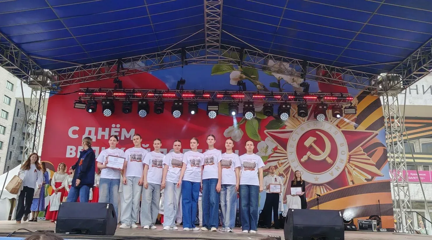 9 мая на Театральной площади состоялся финал конкурса «Голоса Победы», где наши талантливые ребята и