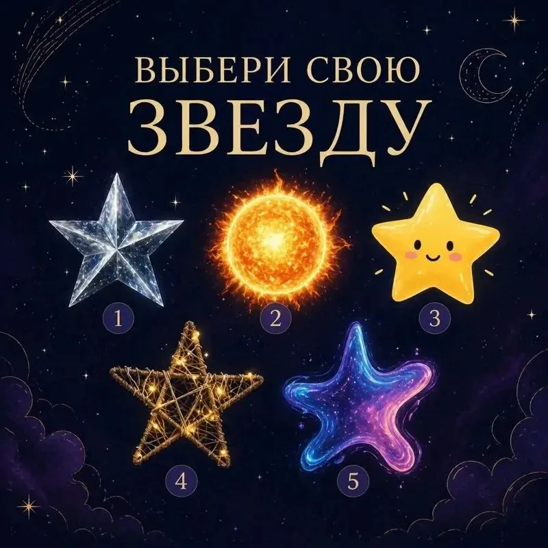 Май уже всё решил: услышь подсказки Вселенной  Выбери свою звезду ⭐ Не думай слишком долго — доверьс