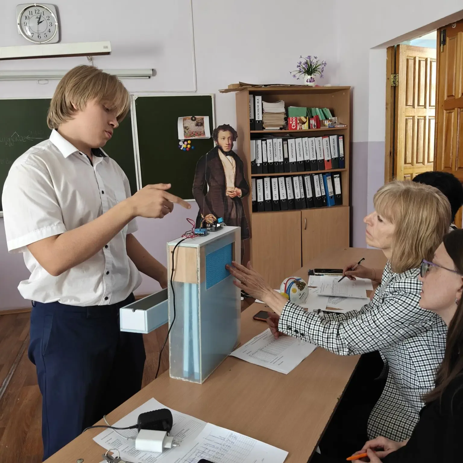 Учащиеся инженерного класса представили не просто проекты, а полноценные исследовательские работы на