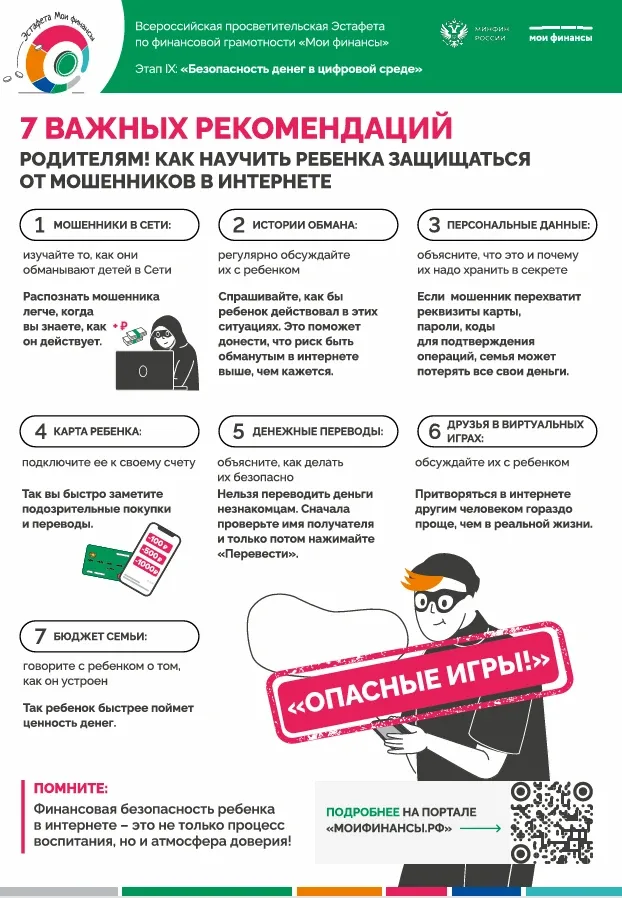🙌Всероссийская просветительская эстафета «Мои финансы» продолжается!🔥 📢  IX-й этап посвящён цифровым
