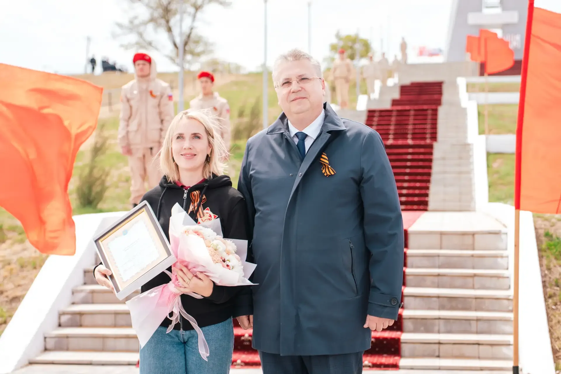 В поселке Хулхута Республики Калмыкия прошел памятный митинг, посвященный 81-й годовщине Победы в Ве