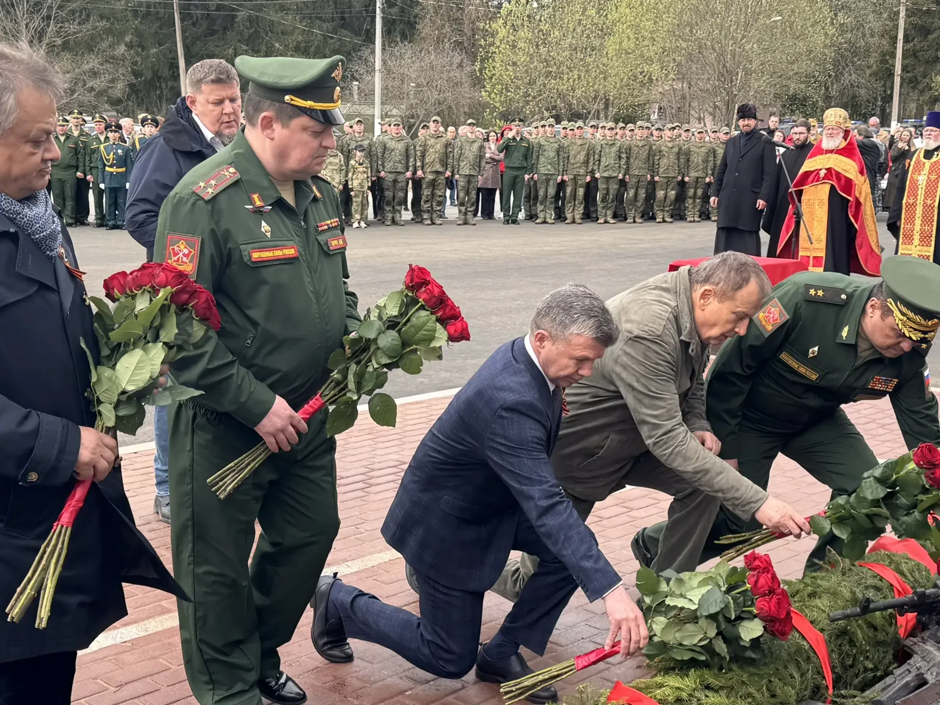 В Ленинградском военном округе открыли Мемориал героям Специальной военной операции.  Сегодня в г. С