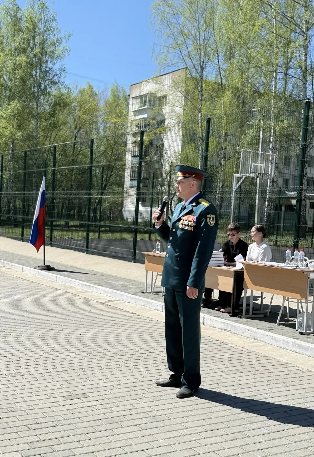 Строем — к победе! 🎖️  В нашей школе прошёл долгожданный конкурс смотра строя и песни среди 5-9 клас