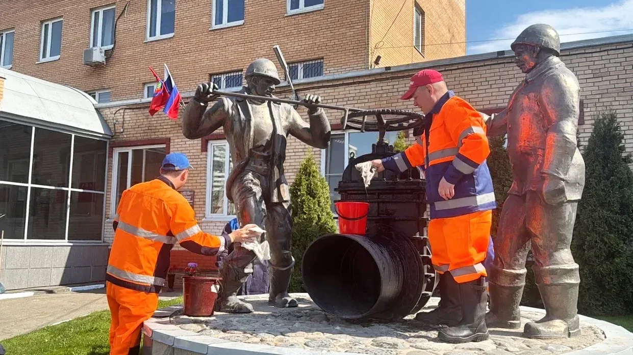 💧🎉Водоканалы Московской области готовят свои филиалы к 9 Мая В преддверии Дня Победы ресурсоснабжающ