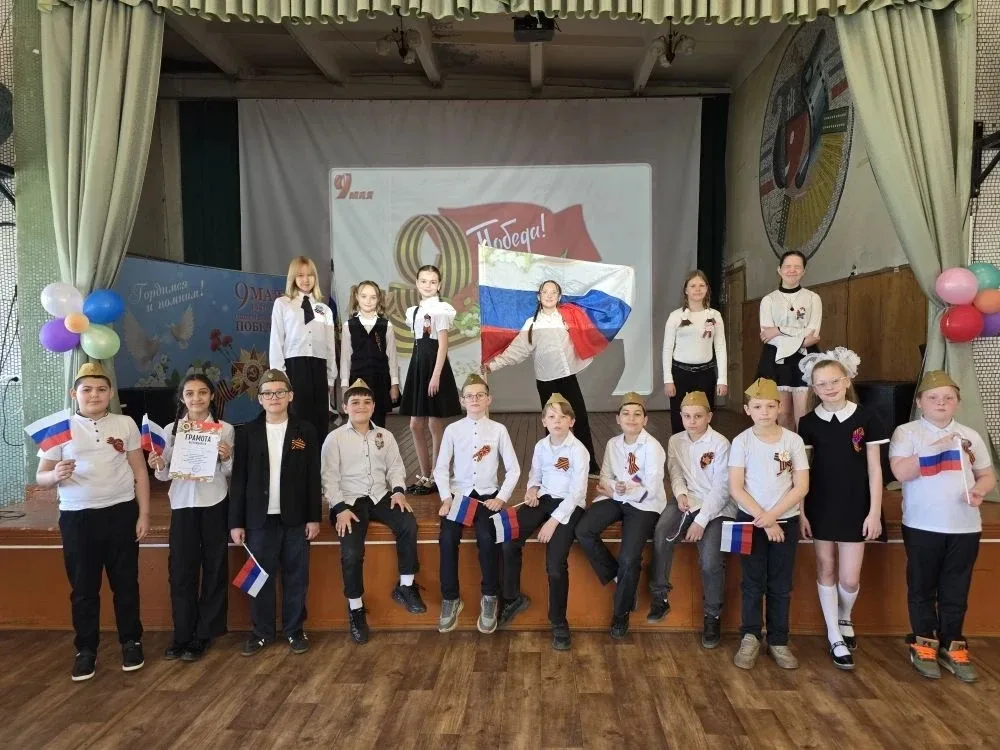Школьные голоса звучали в честь Великой Победы 🎶❤️  В преддверии Дня Победы, 7 мая, в нашей школе по