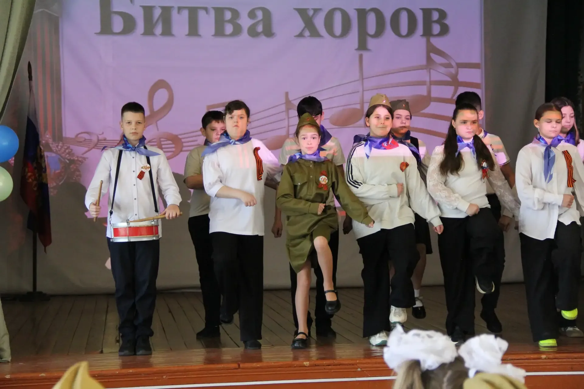 Школьные голоса звучали в честь Великой Победы 🎶❤️  В преддверии Дня Победы, 7 мая, в нашей школе по