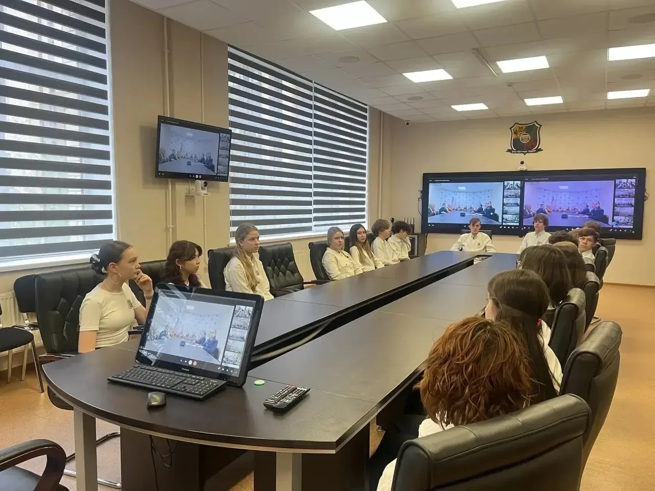 Вчера ученики Центра образования «Кудрово» приняли участие в тематической встрече, организованной Вс