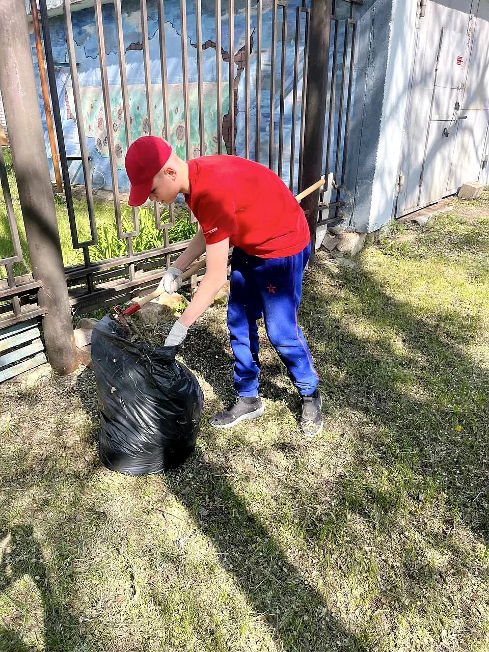 Территория городского кризисного центра для людей, попавших в сложную жизненную ситуацию, расцвела ч