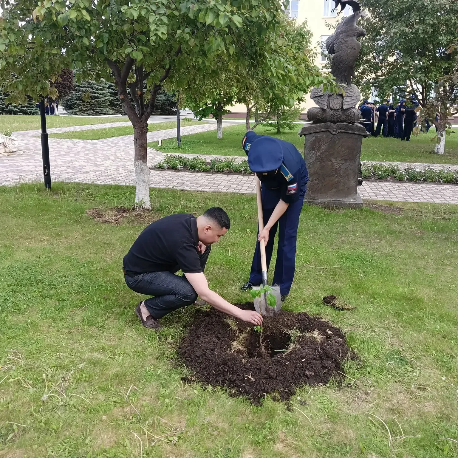 В честь 81-й годовщины победы советского народа в Великой Отечественной войне на территории нашего у