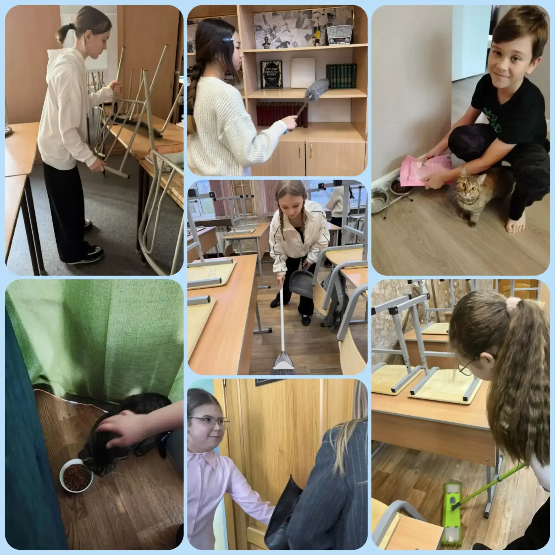 🌟 Марафон добрых дел 6б: вместе мы творим чудеса!  В нашем классе прошёл настоящий праздник доброты 