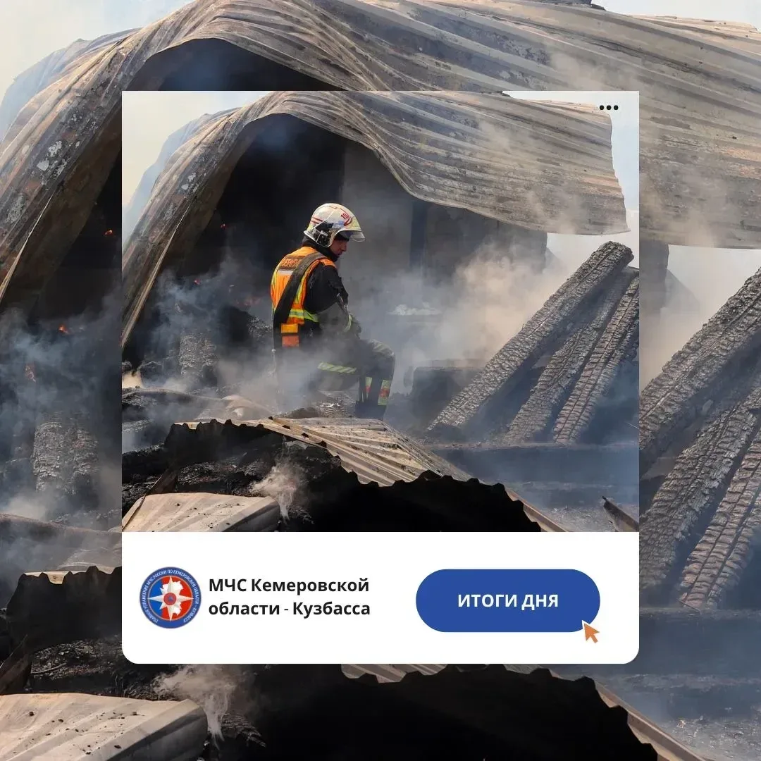 За дежурные сутки с 20 по 21 мая пожарно-спасательные подразделения Кузбасса ликвидировали 4️⃣5️⃣ по