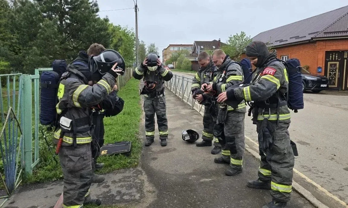 🚒 Пожарно‑тактические учения в детском саду «Алёнушка»  🟥Вчера работники 207‑й пожарно‑спасательной 