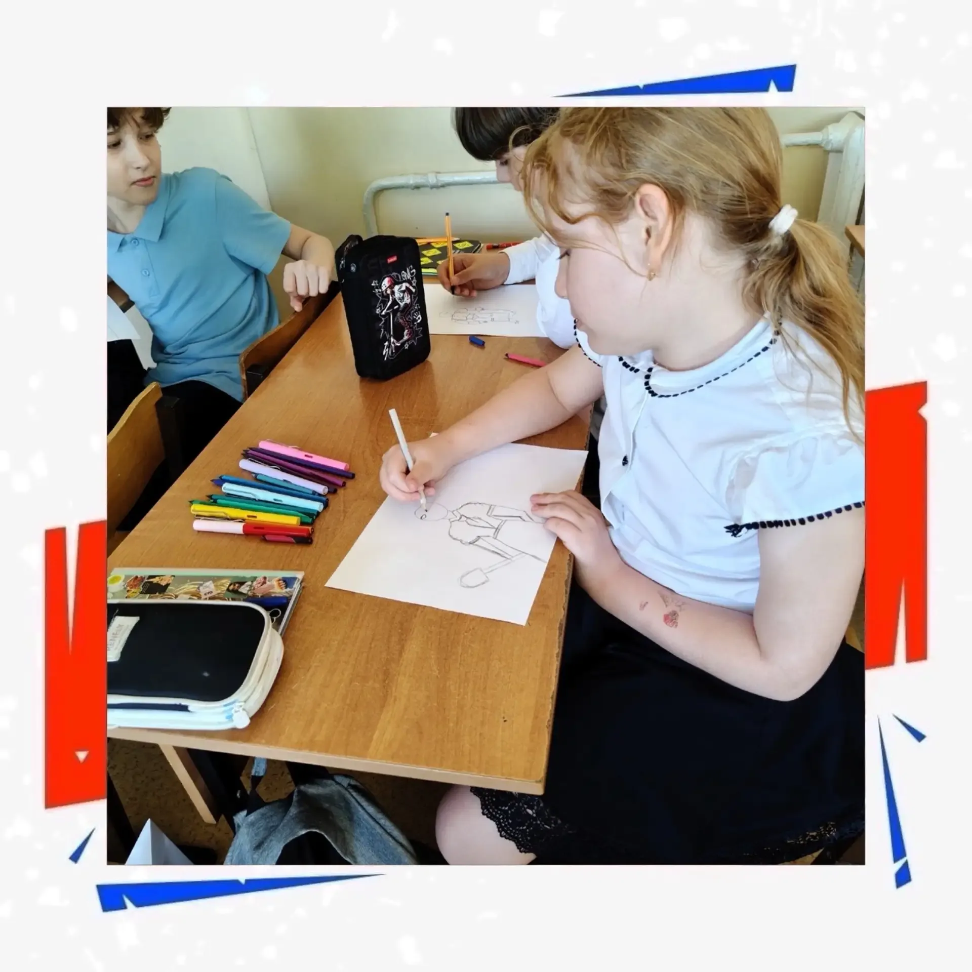 Добро глазами детей🤗  Сегодня в нашем Лицее для самых юных учеников прошёл настоящий праздник сердца