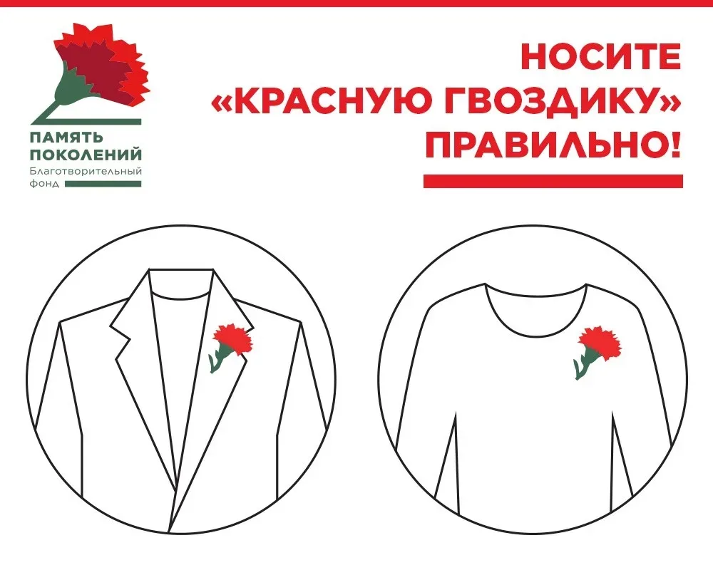 Студенты МК ПГУ, присоединяйтесь к акции «Красная гвоздика»!  Красная гвоздика — это символ памяти о