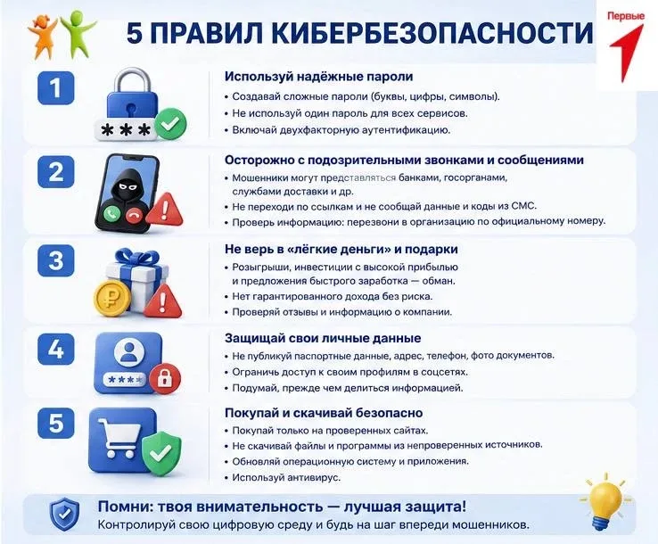 📢 Внимание, друзья! Школьный медиацентр «Семья 85» хочет напомнить всем о важной теме — безопасности