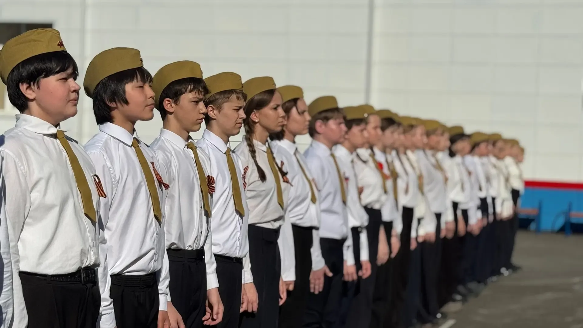 СМОТР СТРОЯ И ПЕСНИ В НАШЕМ ЛИЦЕЕ 🎖️  В преддверии Дня Победы в лицее прошёл традиционный Смотр стро