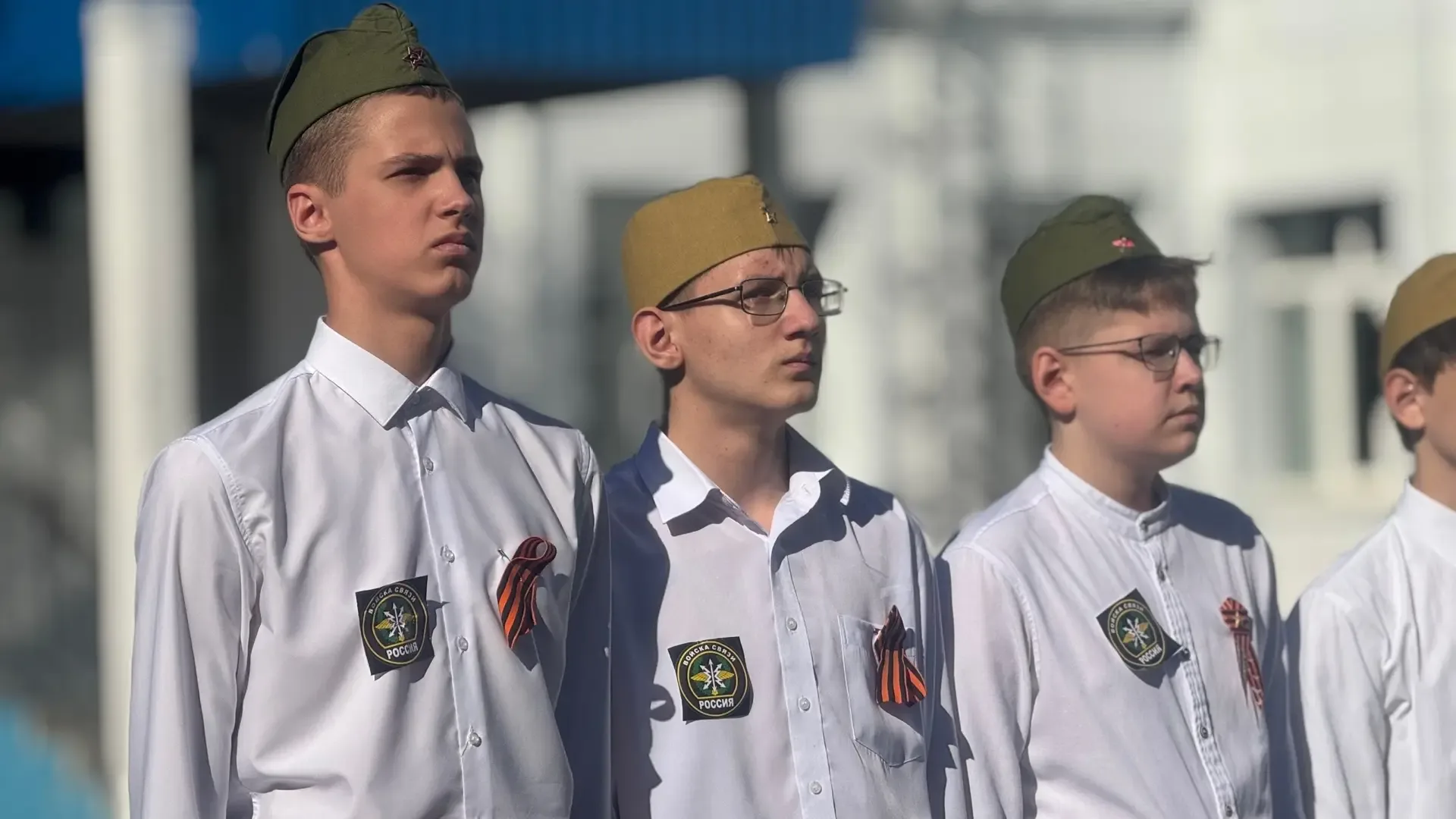 СМОТР СТРОЯ И ПЕСНИ В НАШЕМ ЛИЦЕЕ 🎖️  В преддверии Дня Победы в лицее прошёл традиционный Смотр стро