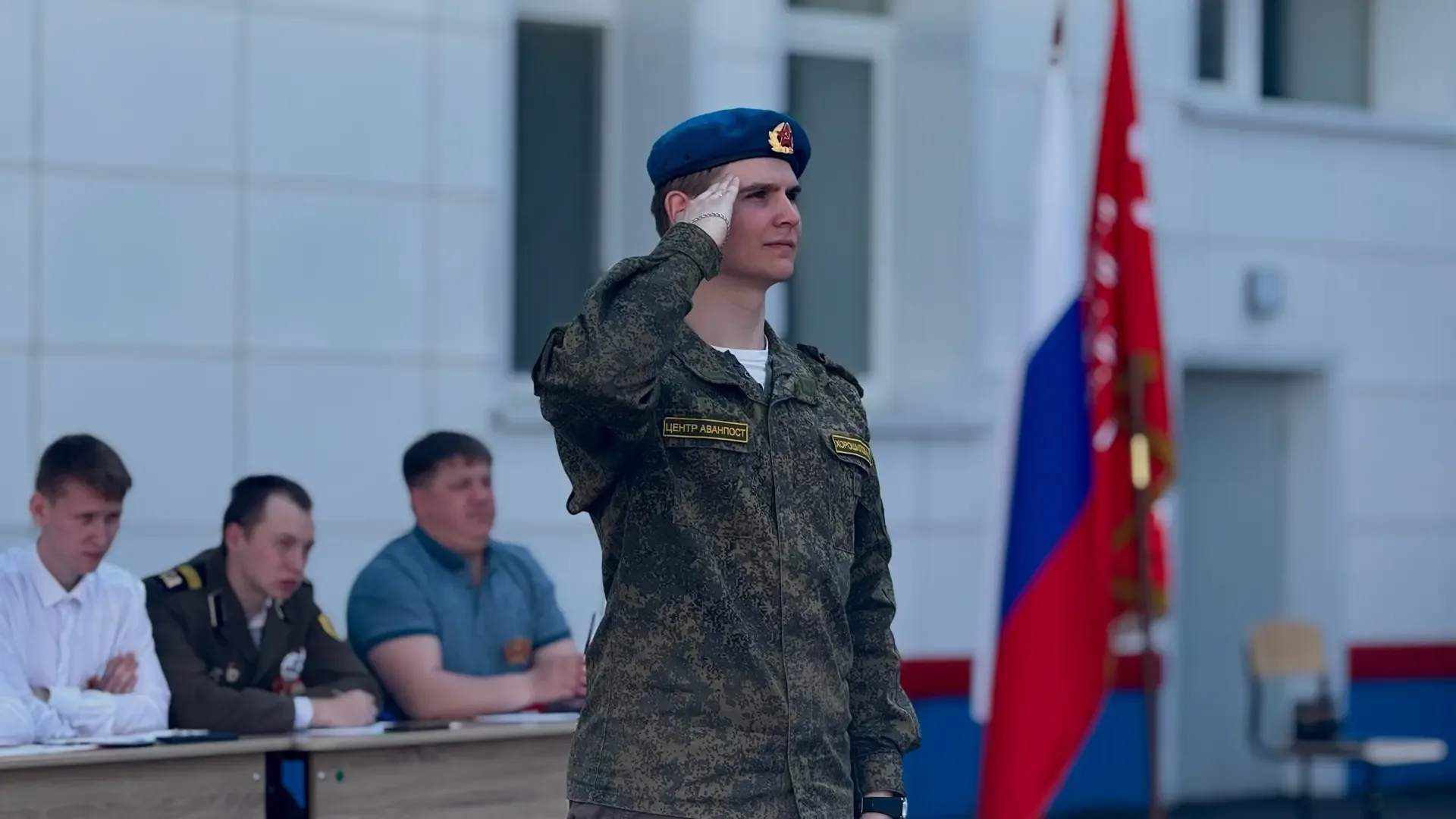 СМОТР СТРОЯ И ПЕСНИ В НАШЕМ ЛИЦЕЕ 🎖️  В преддверии Дня Победы в лицее прошёл традиционный Смотр стро