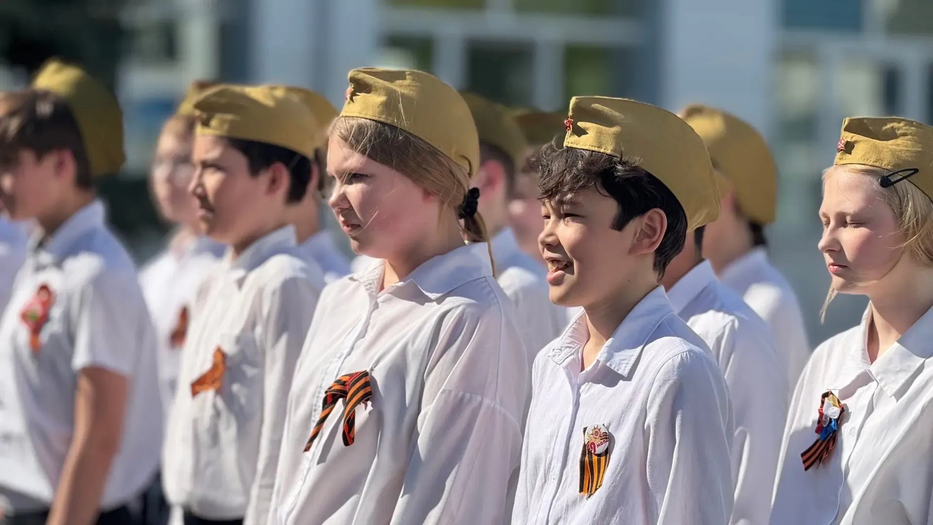 СМОТР СТРОЯ И ПЕСНИ В НАШЕМ ЛИЦЕЕ 🎖️  В преддверии Дня Победы в лицее прошёл традиционный Смотр стро