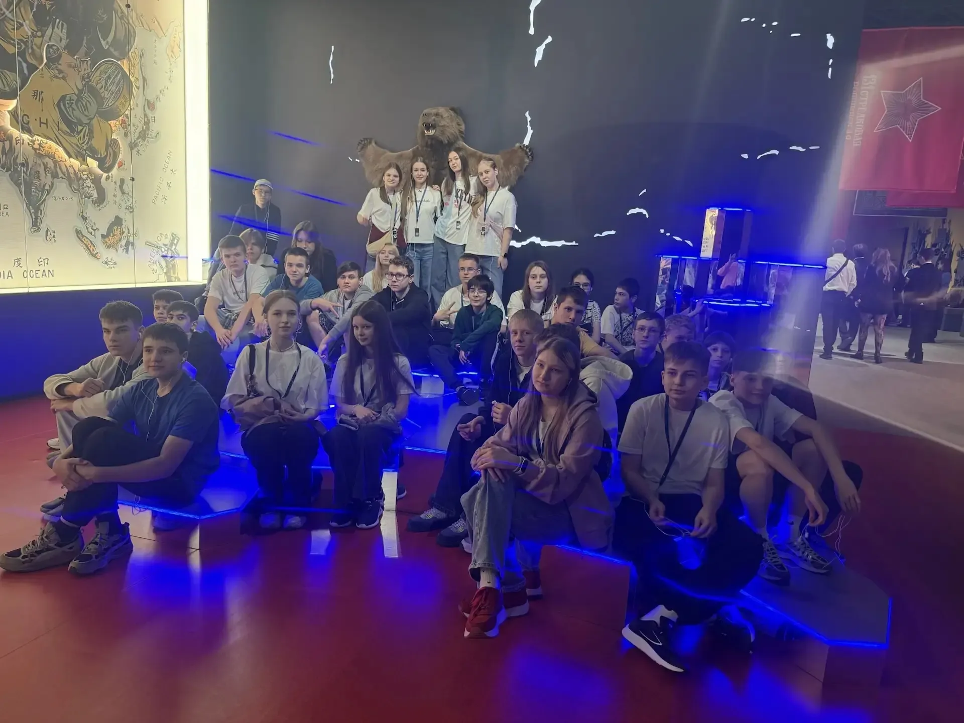 Сегодня 15.05.2026 7а и 7г класс посетили Национальный центр «Россия», который реализует масштабный 