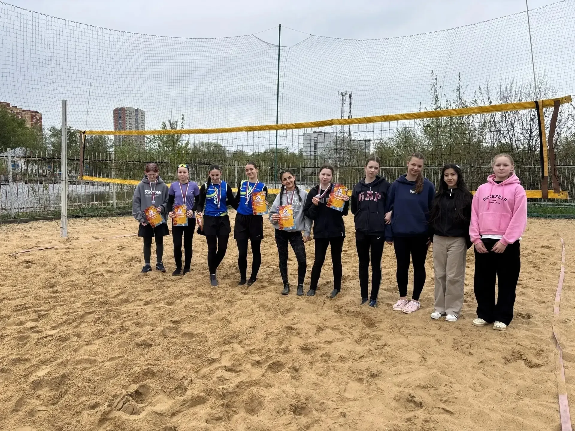 🏐‼️🏐Прошёл турнир, посвященный Дню Победы, по пляжному волейболу среди девушек. Турнир состоялся на 
