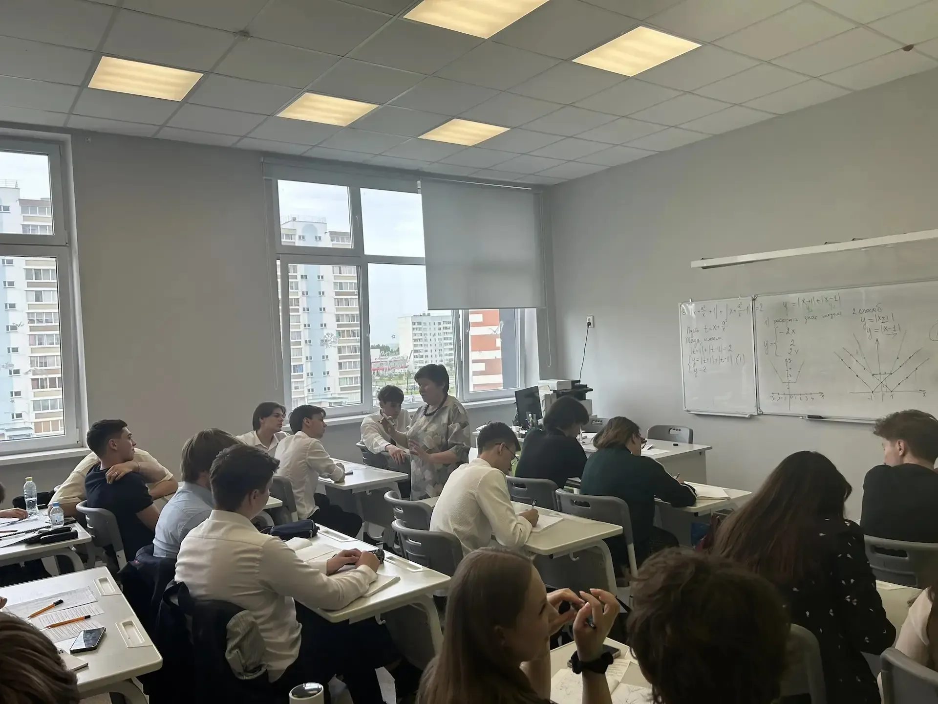 📢Интенсив по подготовке к ЕГЭ по математике  прошёл на базе Полилингвального образовательный комплек