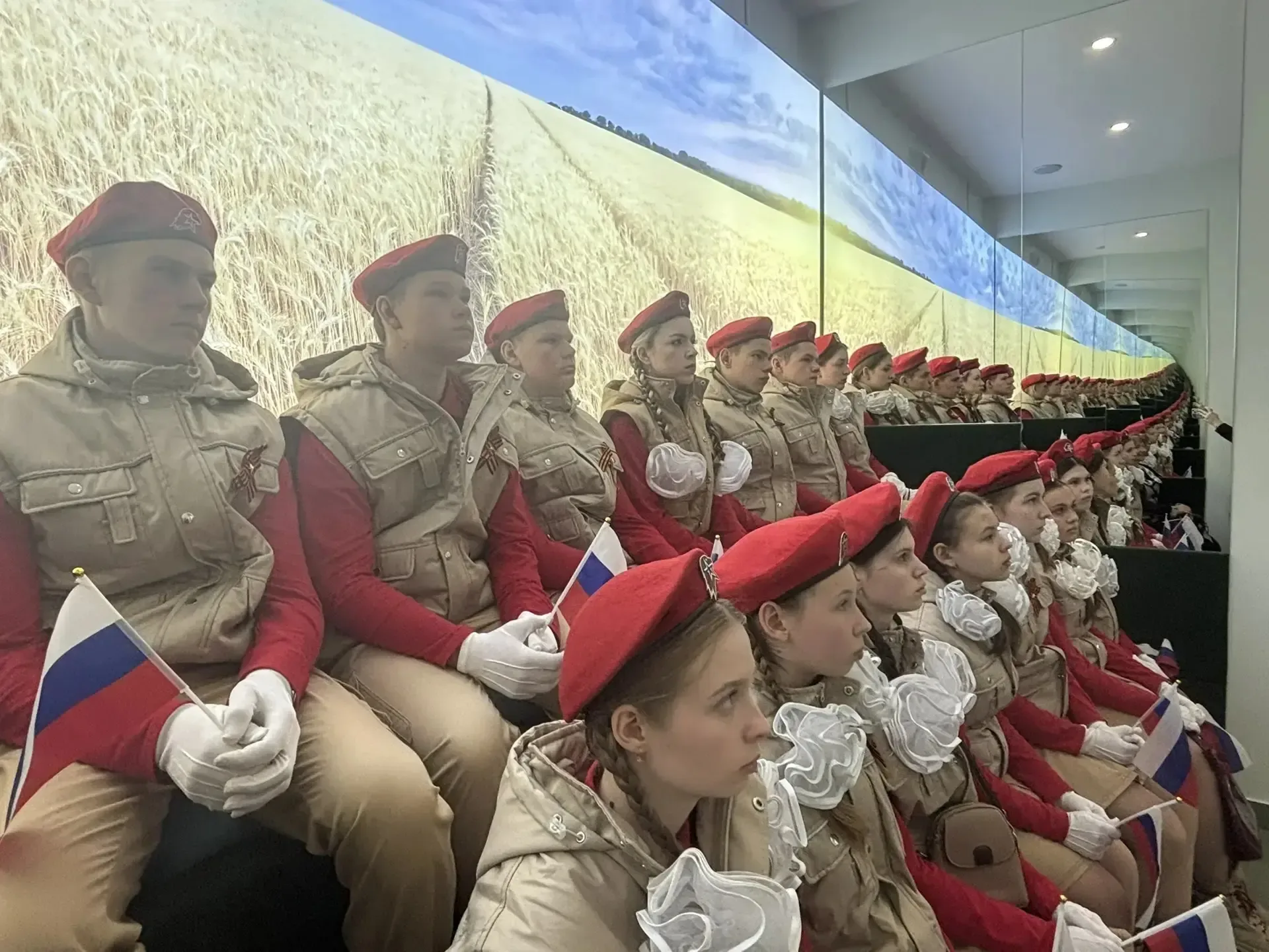 Более 200 юнармейцев Кубани встретились в Кубанском аграрном университете  30 апреля в Кубанском гос