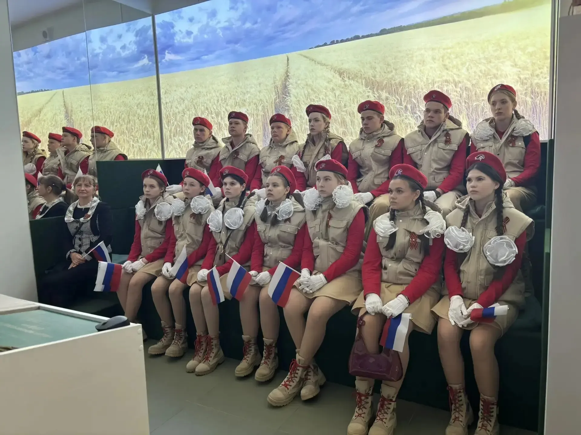 Более 200 юнармейцев Кубани встретились в Кубанском аграрном университете  30 апреля в Кубанском гос