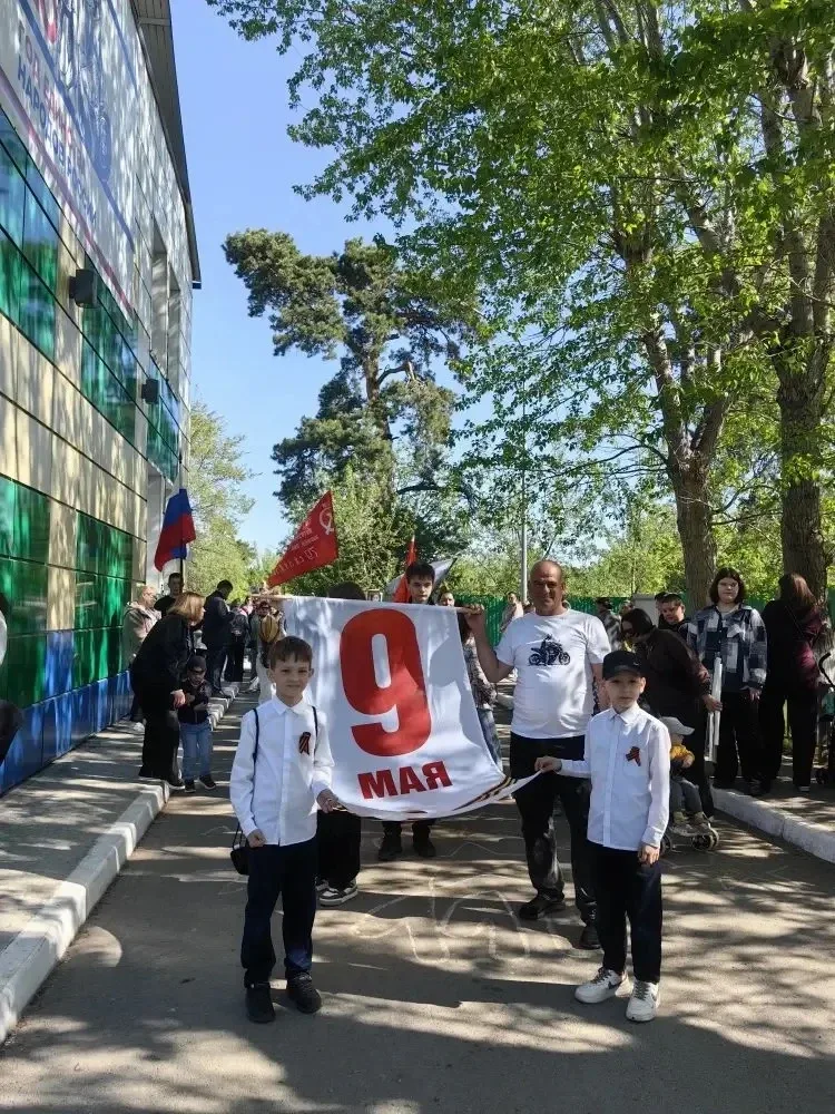 «Бессмертный полк», МАОУ СОШ №32 города Тюмени, 9 мая 2026 год.