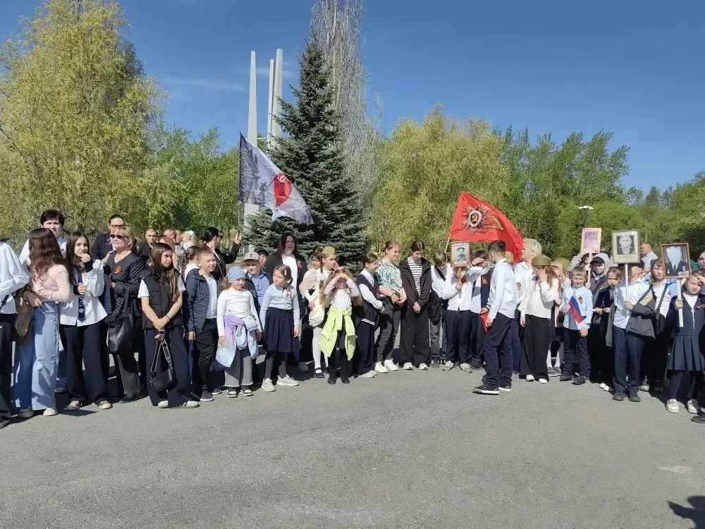 «Бессмертный полк», МАОУ СОШ №32 города Тюмени, 9 мая 2026 год.