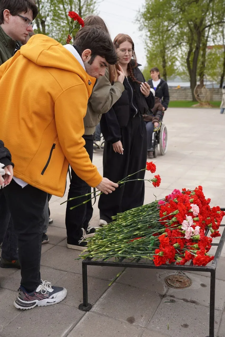🎗Сегодня наши студенты почтили память героев! 🎗  Сегодняшний день стал ещё одним подтверждением того