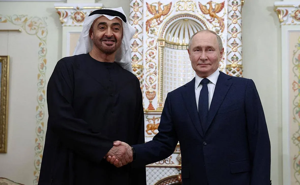 ⚡️Путин поговорил по телефону с президентом ОАЭ, — Кремль.  Стороны обсудили вопросы, связанные с кр